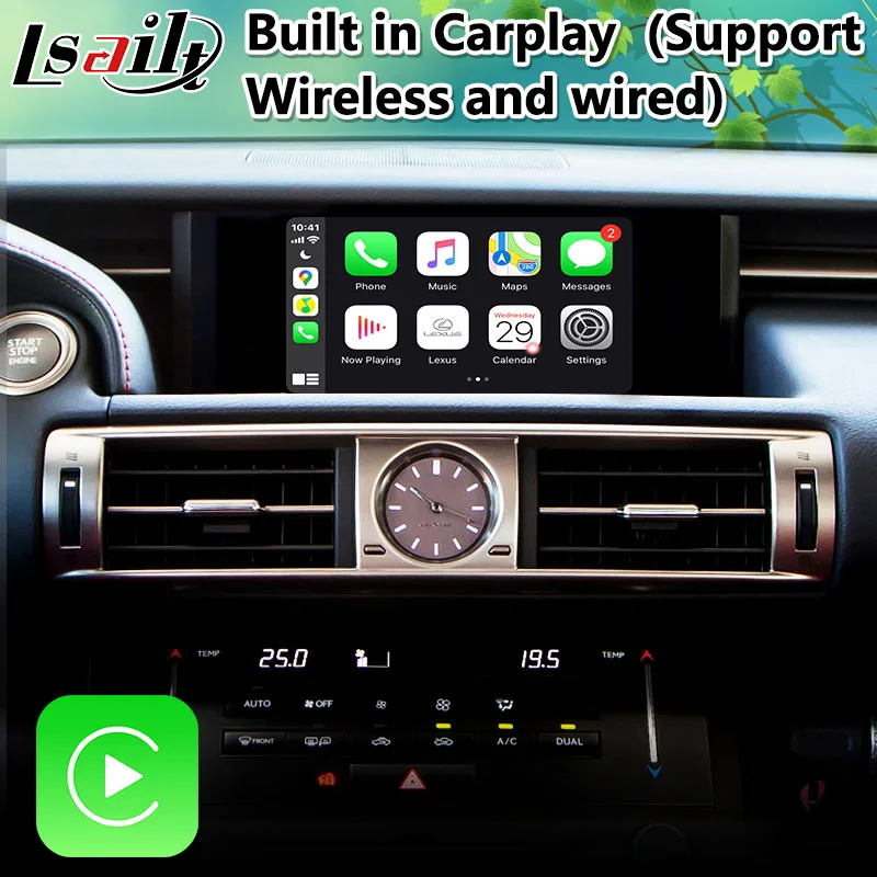 Lsailt Android Carplay мультимедийный видеоинтерфейс для Lexus IS200t IS250 управление мышью 2013