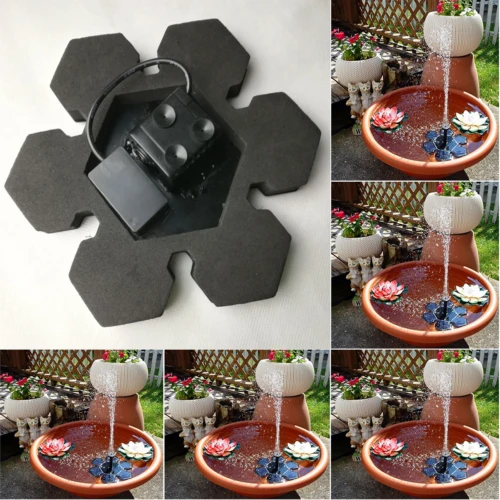 2020 Solar fountain Water Pump Garden Pool Pond Bird Bath Fish Tank Park Indoor Landscape Home Decoration Collector New | Игрушки и