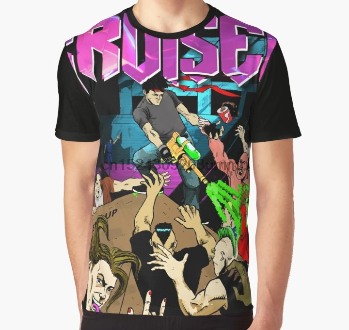 Принт по всему миру 3D футболка Мужская забавная Mall Madness Bruiser для видеоигр