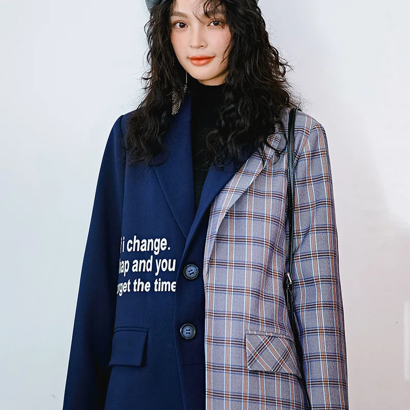 LANMREM 2020 Женский костюм куртка весна и новый оригинальный нагрудный однобортный