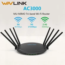 AC3000 Tri трехдиапазонный беспроводной WiFi роутер 2,4G+ 5 ГГц с Touchlink Gigabit Wan/Lan Смарт Wi-Fi ретранслятор/точка доступа USB 3,0