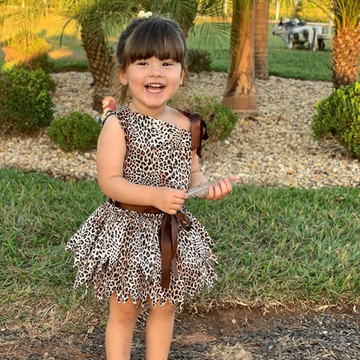 

2 шт., хлопковая юбка с бантом, на одно плечо, без рукавов