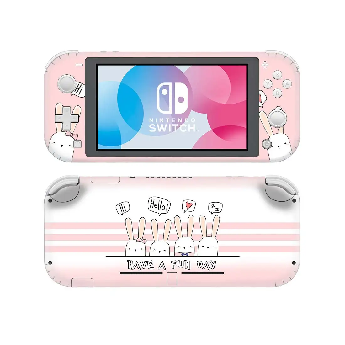Милые розовые Мультяшные защитные наклейки на удачу для Nintendo Switch оценочных устройств консоль Nintendo Switch Lite Skins (art.: 3920b18bd2ff1) - 3920b18bd2ff1