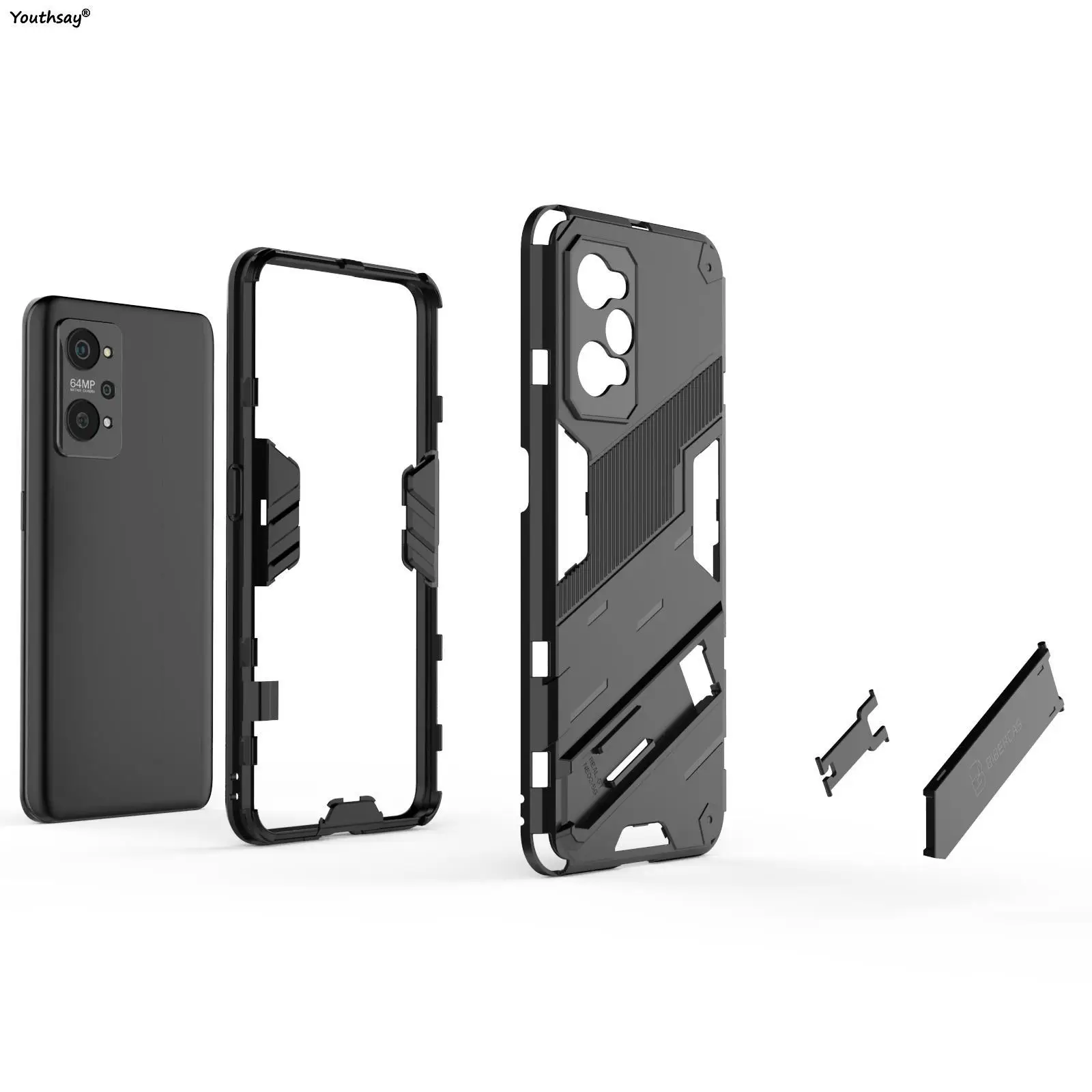 PUNK Phone Case For Realme GT Neo2 Cover Case For Realme GT Neo2 Coque Shell Funda Armor Shockproof Phone Protective Bumper