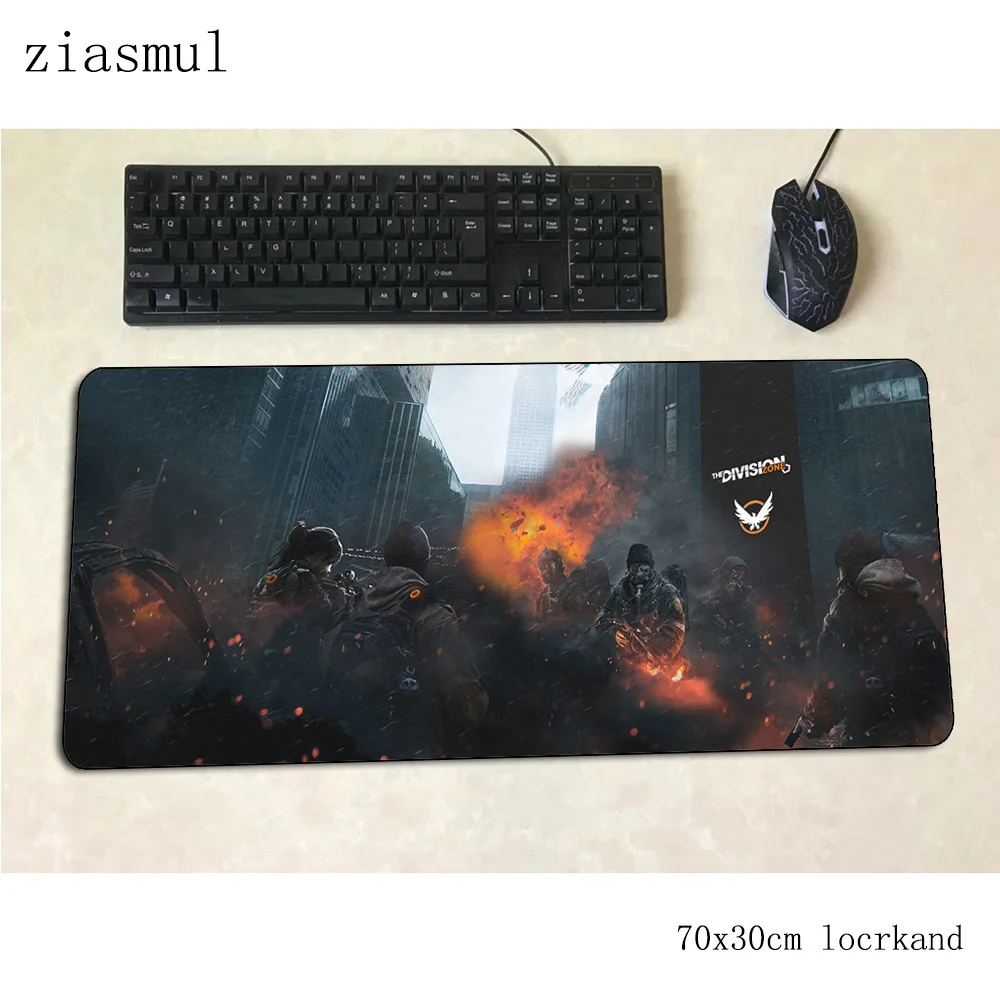 Тома Клэнси Отдел коврик для мыши 70x30 см игровой Натуральный каучук офисный