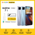 Смартфон realme 7i, 6,5 дюйма, 4 + 64 ГБ, 6000 мА ч, 48 МП, Android 10
