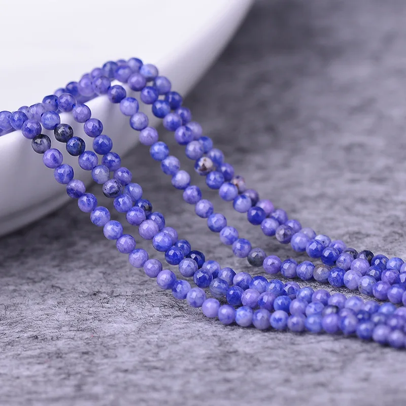 

Crystal lan wen shi Loose Beads 2-3mm Semi-Finished DIY Jewelry Accessories Material Beaded Bracelet