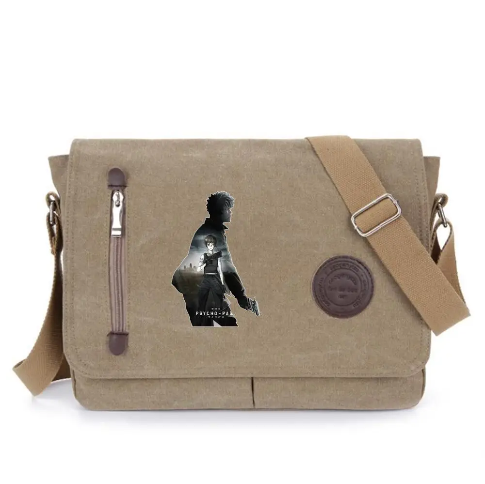 

anime Psycho-Pass student bookbag Messenger Bags for Teens Boys Crossbodybag Women Travel Shoulder Bags