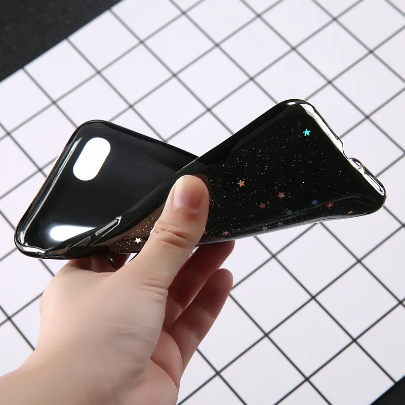 Чехол для iphone 7 8 plus XR XS Max X 10 силиконовый чехол с блестящей звездой 6 s 11 12 Pro чехол|for