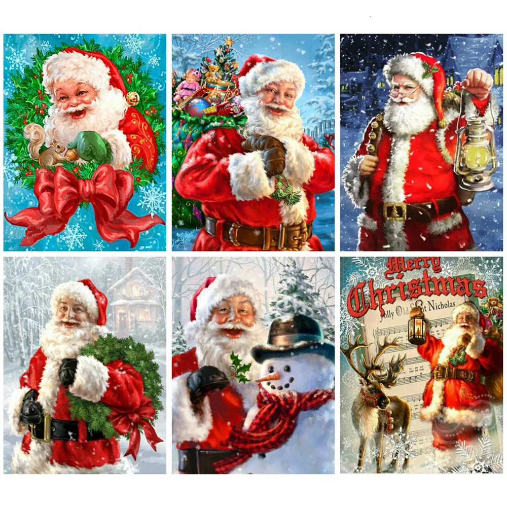 Вышитый крестом Дед Мороз | Дом и сад