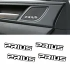 4 шт., алюминиевые 3D-Наклейки для динамиков Toyota Prius