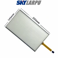 10 1inch 4 wire resistive touchscreen panel for securitymedical equipment compatible touch 169 235143 235mm143mm