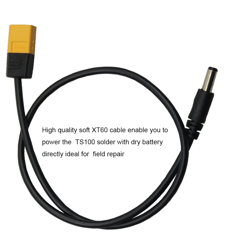 22AWG 30 см XT60 гнездовой разъем пули к гнезду DC5525 кабель питания 5 5x2 мм адаптер для