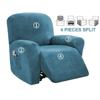 4pcsset recliner sofa cover all inclusive massage deck chair covers spandex lounge single seat couch slipcover armchair cover