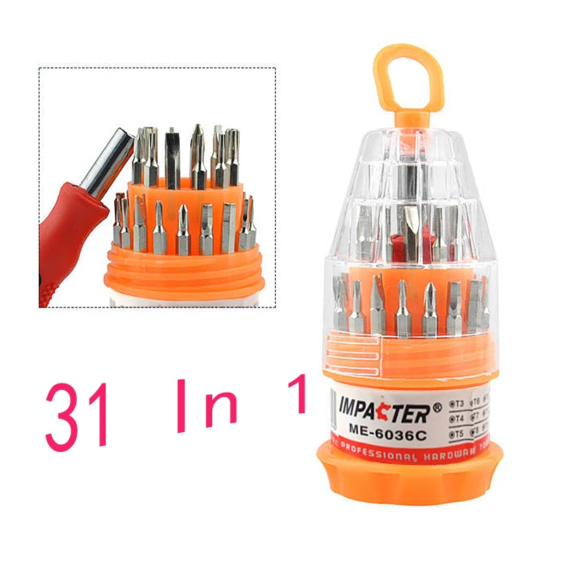 

31 In 1 Screwdriver Set Multi-function Precision Phone Repair Kit Magnetic Repair Tools Heavy-duty Steel Screwdriver Combination
