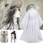 Xielian парик для косплея Tian Guan Ci Fu, Бамбуковая Шляпа, реквизит, белая аниме одежда ханьфу унисекс