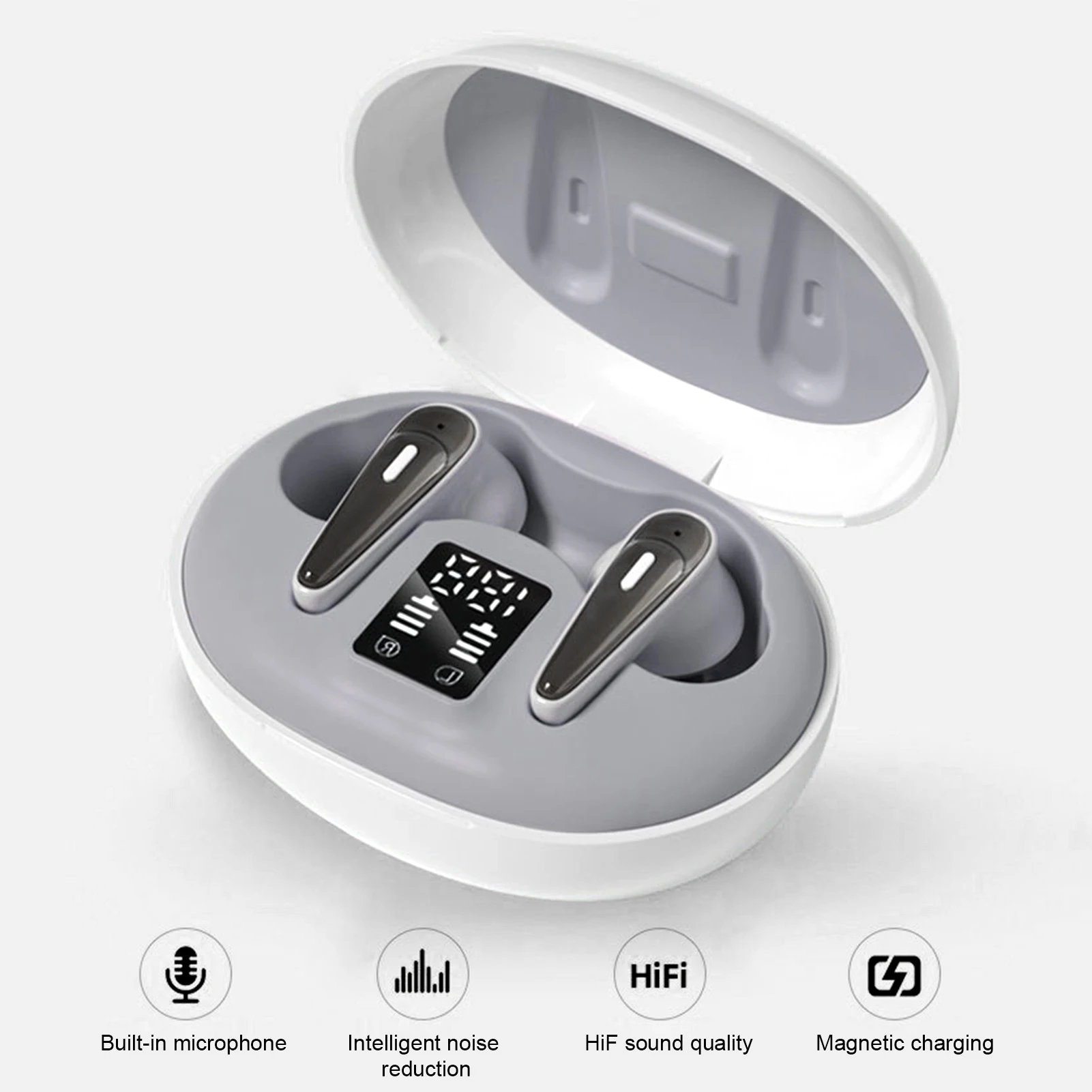 

A5 Bluetooth 5.0 In-ear Stereo Sports Waterproof TWS Earbuds Earphones with Mic