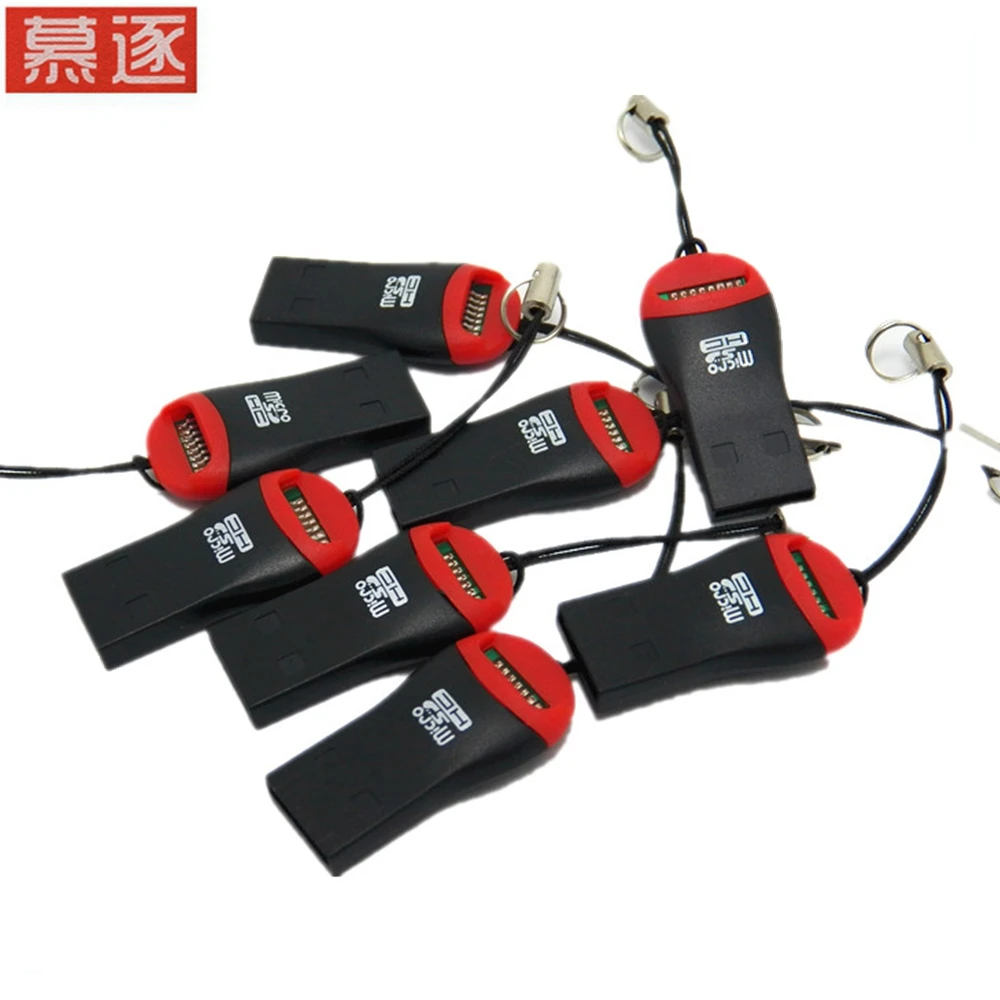 

New High Speed USB 2.0 Mini Micro SD T-Flash TF M2 Memory Card Reader Data Adapter