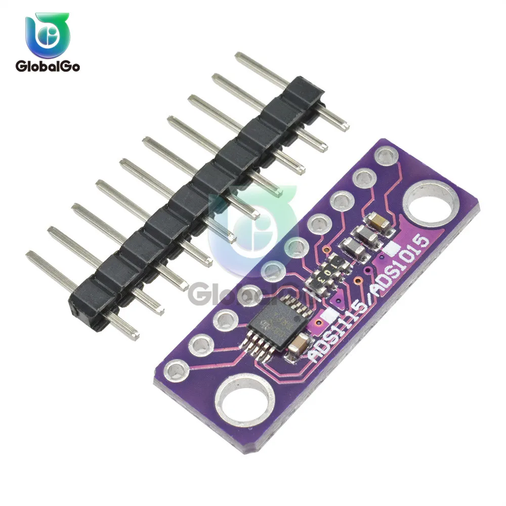 I2C ADS1015 16 бит АЦП модуль с программируемый усилитель 2V to 5V аналого-цифрового