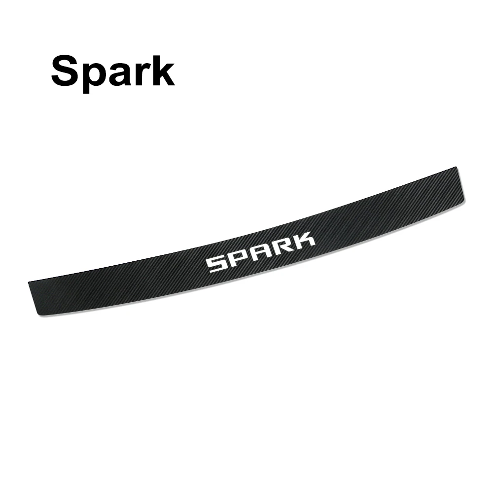 For Spark Для Chevrolet Spark, Автомобильный задний бампер, защита багажника, наклейки, авто Спорт, стильные декоративные наклейки, автомобильные аксессуары - Название цвета: For Spark