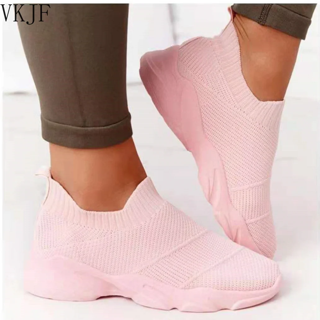 

Women Sneakers Casual Shoes Comfortable Mesh Lace-Up Ladies Sport Shoes Wedges Chunky Women's Vulcanized Shoes Females Sneakers