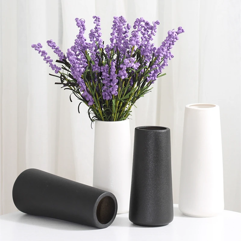

Home Vase 8inch Nordic Style Modern Flower Vase for Floral Arrangement Hydroponic Plants for Home Shelf Desk Decor Office Decor