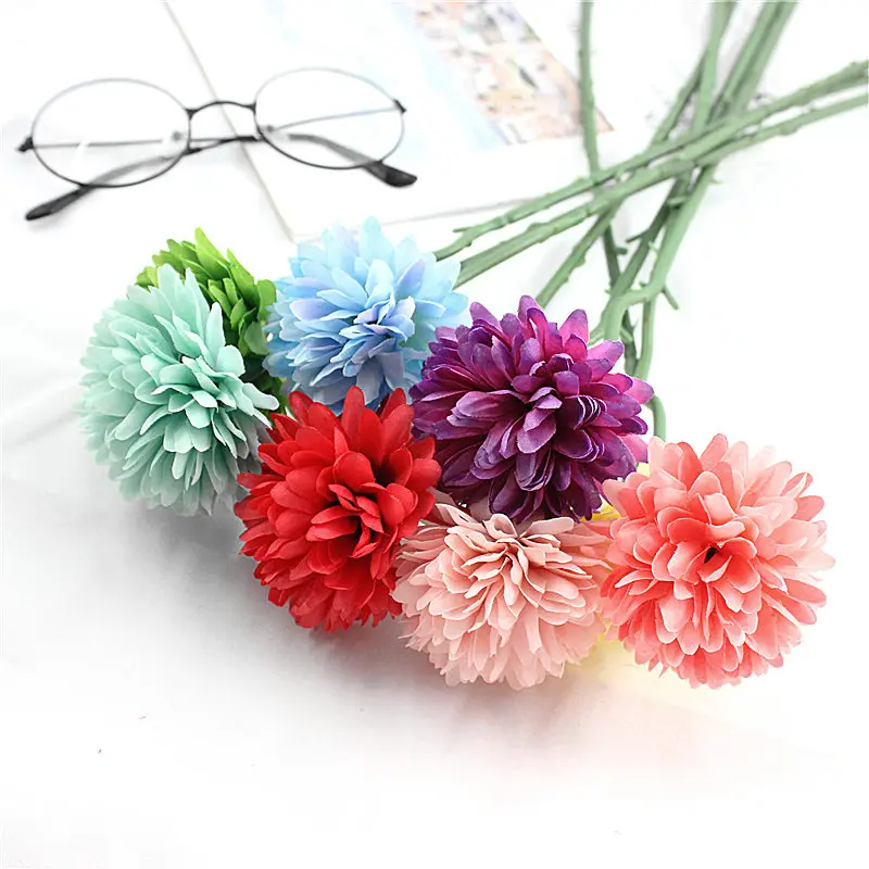 2 единицы/много модных искусственных шелковых цветов для короны банкета в