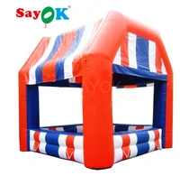 3x3m inflatable concession booth portable inflatable sales kiosk candy cotton stand sale booth for sale foodticketjuice