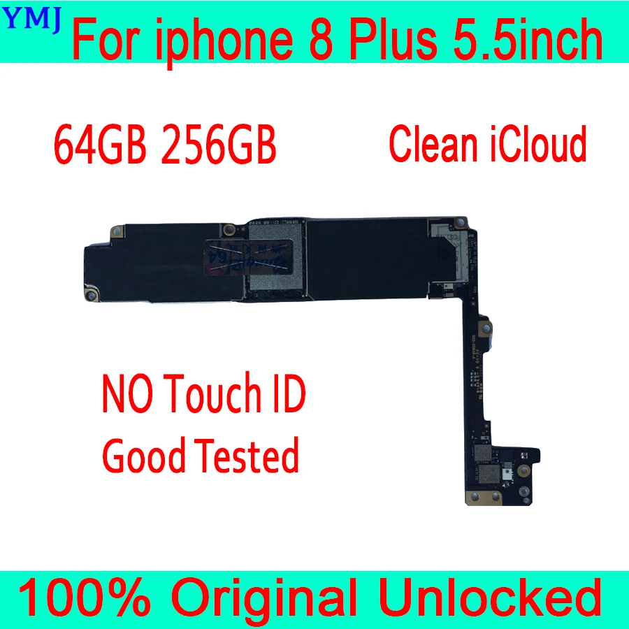 64 Гб 256 ГБ для iphone 8 Plus материнская плата с Бесплатный iCloud Оригинальный