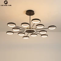 blackgold modern led pendant light 110v 220v ceiling pendant lamp for dining room kitchen living room bedroom lighting fixtures