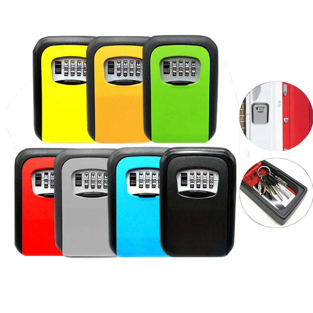 Сейф для хранения ключей 4 разрядный Комбинации ключа коробки замка ключ