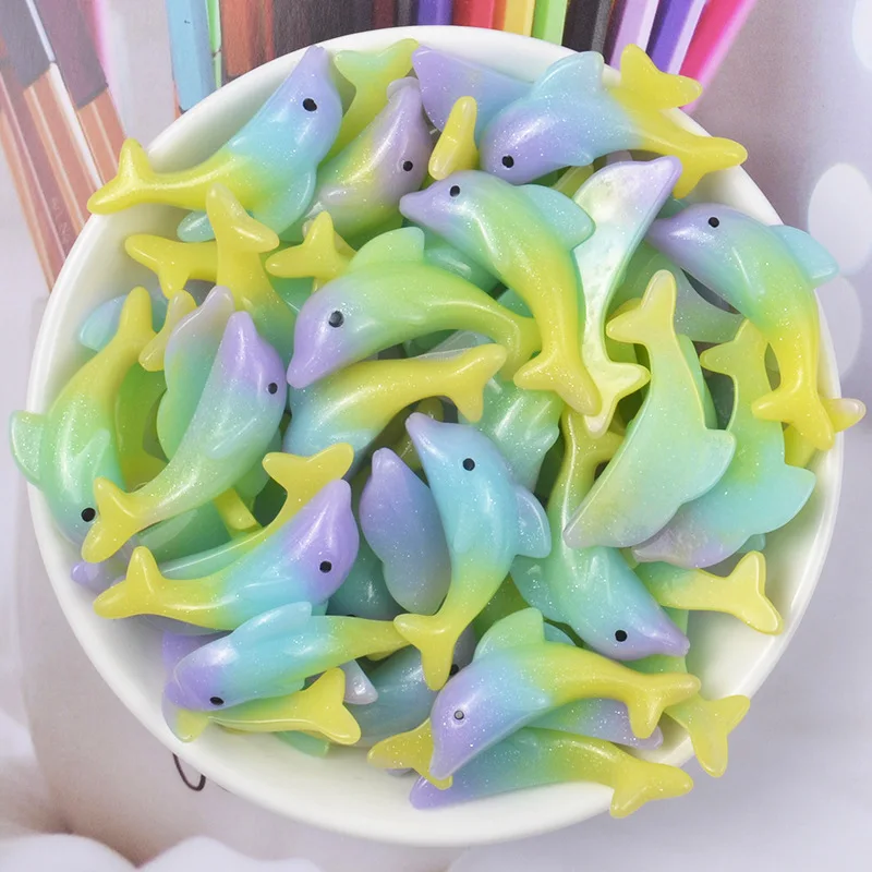 10 шт. Детские аксессуары для волос в виде дельфина | Украшения и