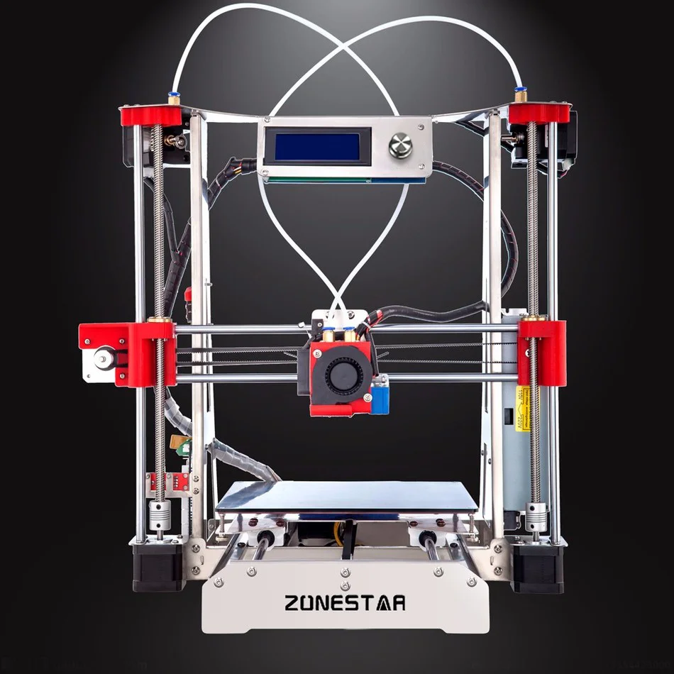 Billig Heißer Verkauf Dual Extruder Edelstahl Rahmen Open Source Optional Auto Level Laser Gravur Günstige 3D Drucker DIY Kit Freies Schiff