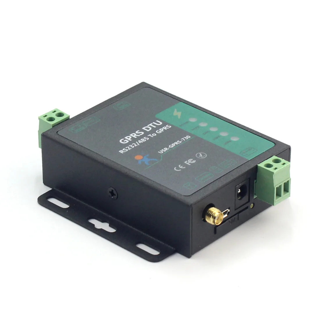 

USR-GPRS232-730 RS232 / RS485 GSM Modems Support GSM/GPRS GPRS to Serial Converter DTU Flow Control RTS CTS