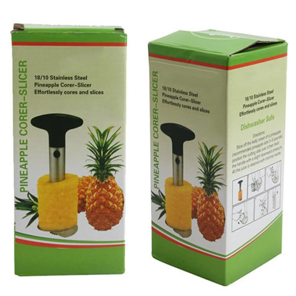 Овощечистка для ананасов из нержавеющей стали кухонный нож спиральная машина