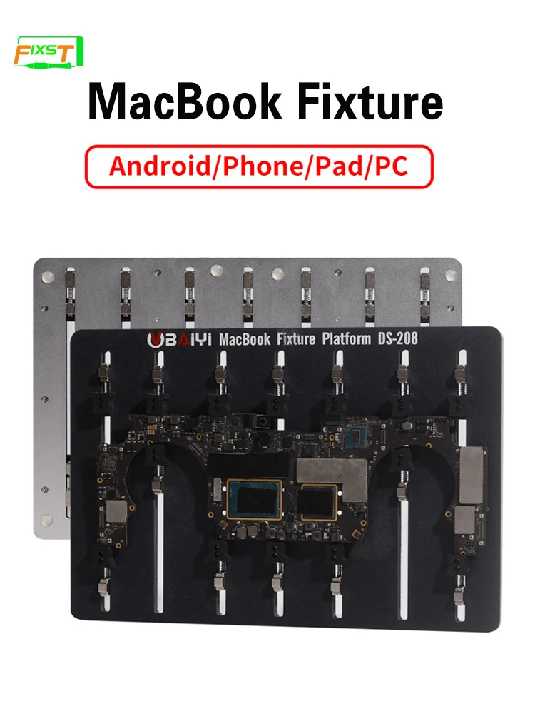 

FIXST DS-208 3 IN 1 Fixture For MacBook iPhone iPad Microsoft Android Motherboard Fixed Disassembly Clamp