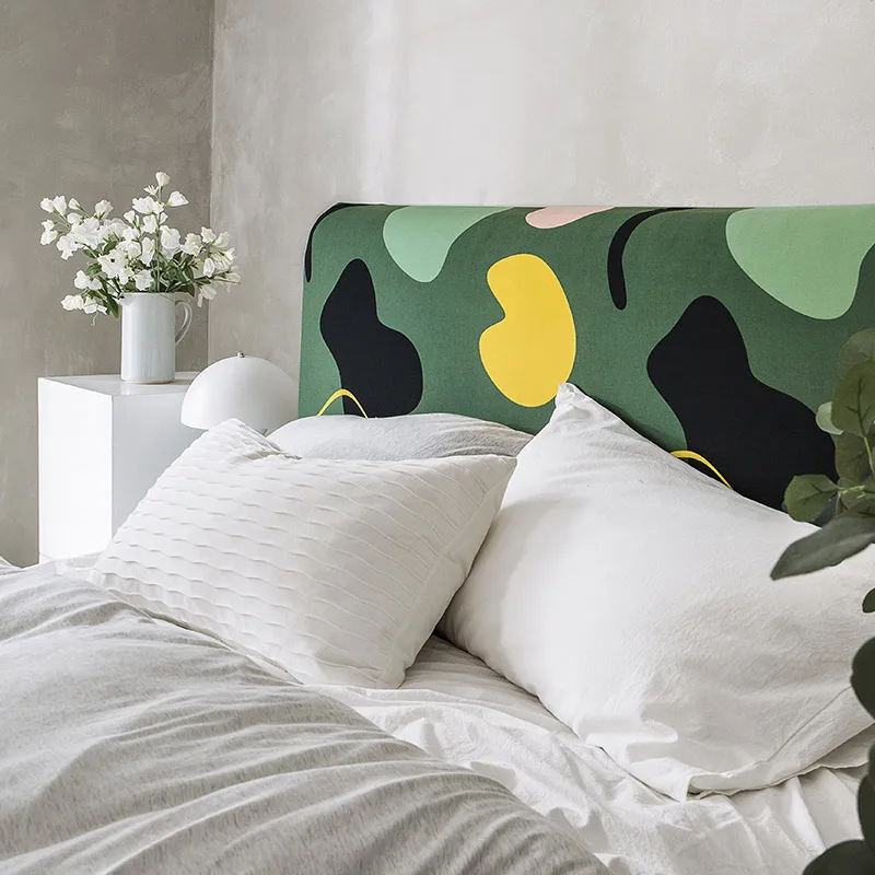 

Современный минималистичный прикроватный крышка с защитой от пыли крышка чехол на спинку кровати Полностью закрытая эластичная Защитная к...