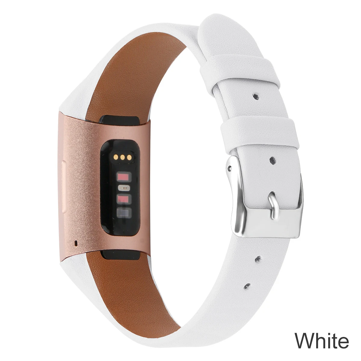 Белый Кожаный ремешок Essidi для Fitbit Charge 3, умный Браслет, ремешок для Fitbit Charge 3 Geniune, замена часов - Цвет: Белый