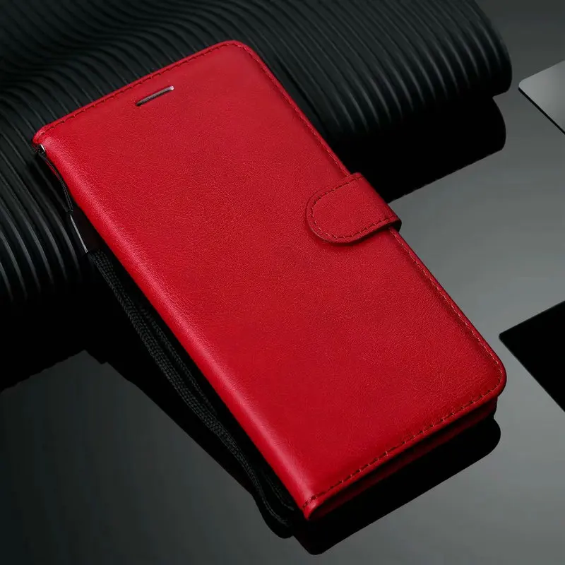 Красный Для Xiaomi mi 9 mi 9 SE mi 9t Pro A3 Lite Флип Стенд кожаный чехол mi 8 мягкий чехол держатель для карт кошелек mi A2 Lite Etui mi CC9 CC9E - Цвет: Красный