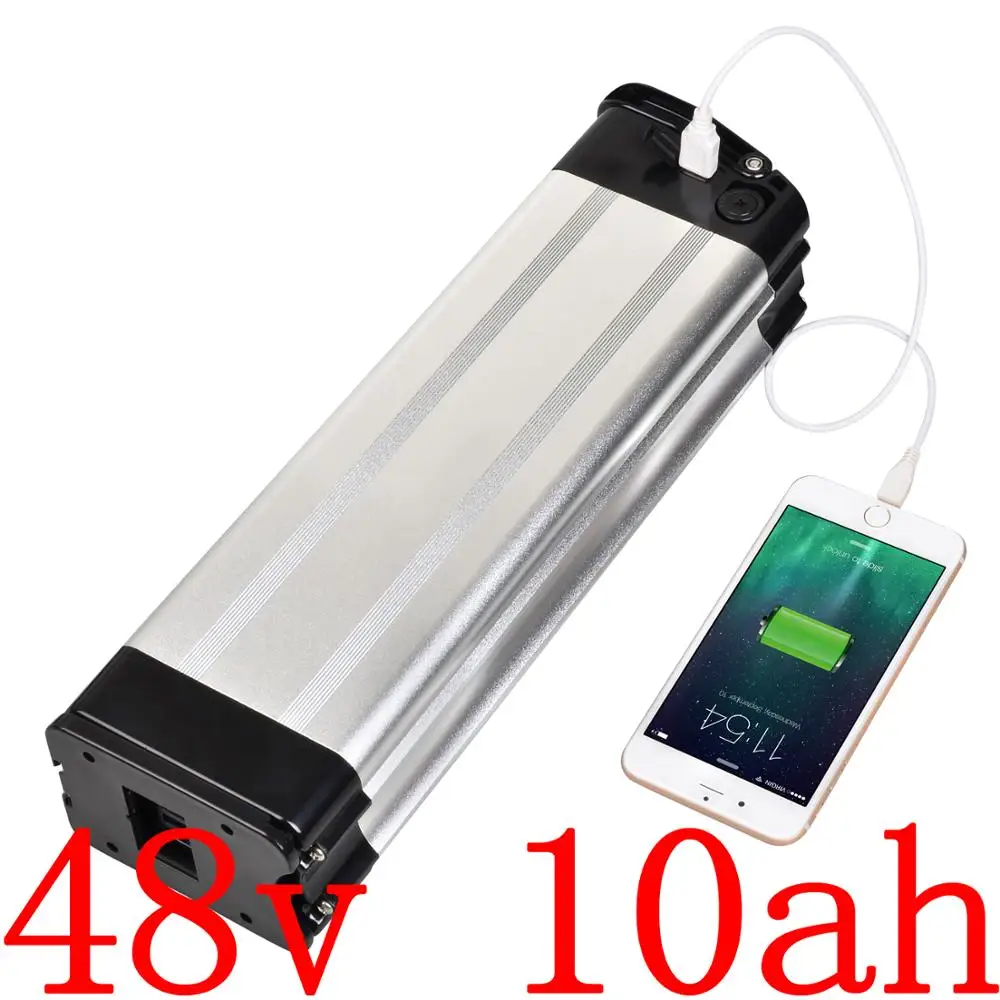 

Free Duty 48V 8Ah 10Ah 12Ah 13Ah 15Ah 18Ah Electric Bicycle Lithium Battery 500W 750W 1000W 48V E-Bike Battery With 2A Charger