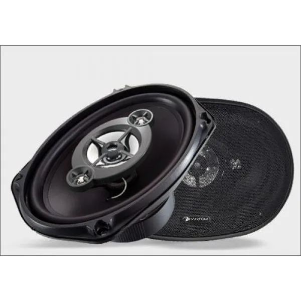 Колонки автомобильные phantom ps 694 200вт 91дб 4ом 15x23см (6x9дюйм) (ком.:2кол.) коаксиальные