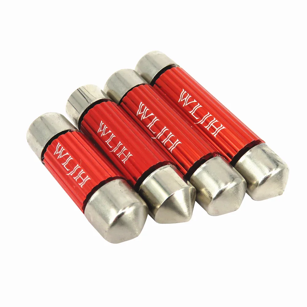 WLJH 2x Canbus светодиодный 31 мм 36 39 41 C5W C10W 4014 для SMD стайлинга автомобиля автомобильная