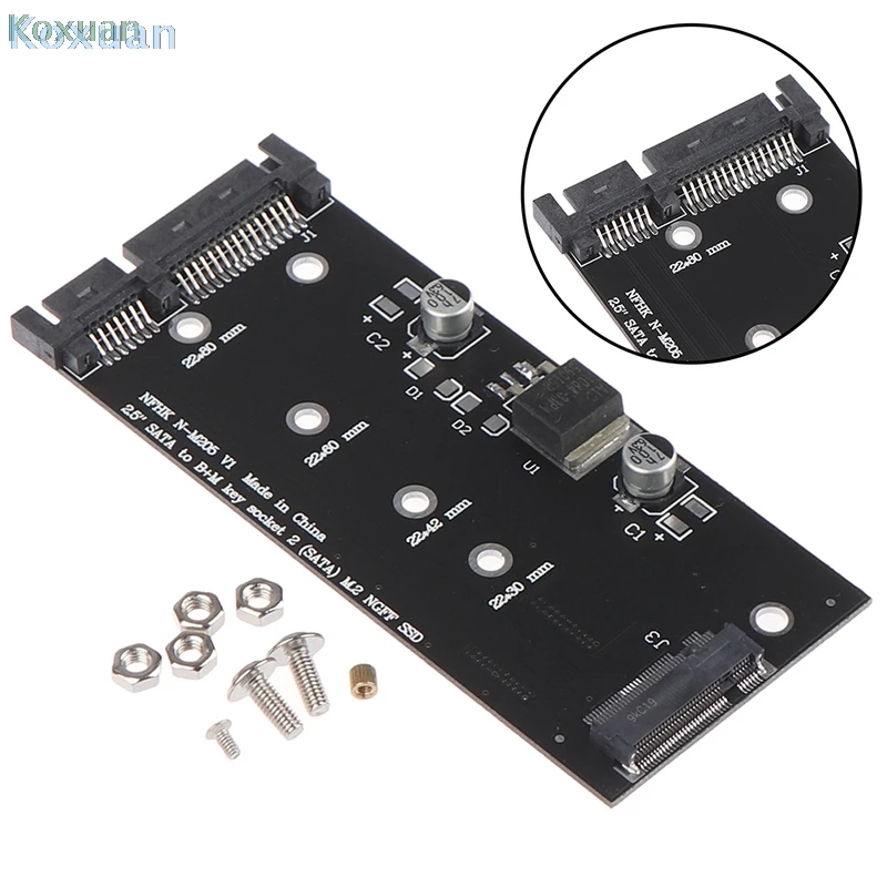 

Converter Adapter Card B+M Ke M.2 Ssd Ngff To 2.5inch 15 Pin Sata