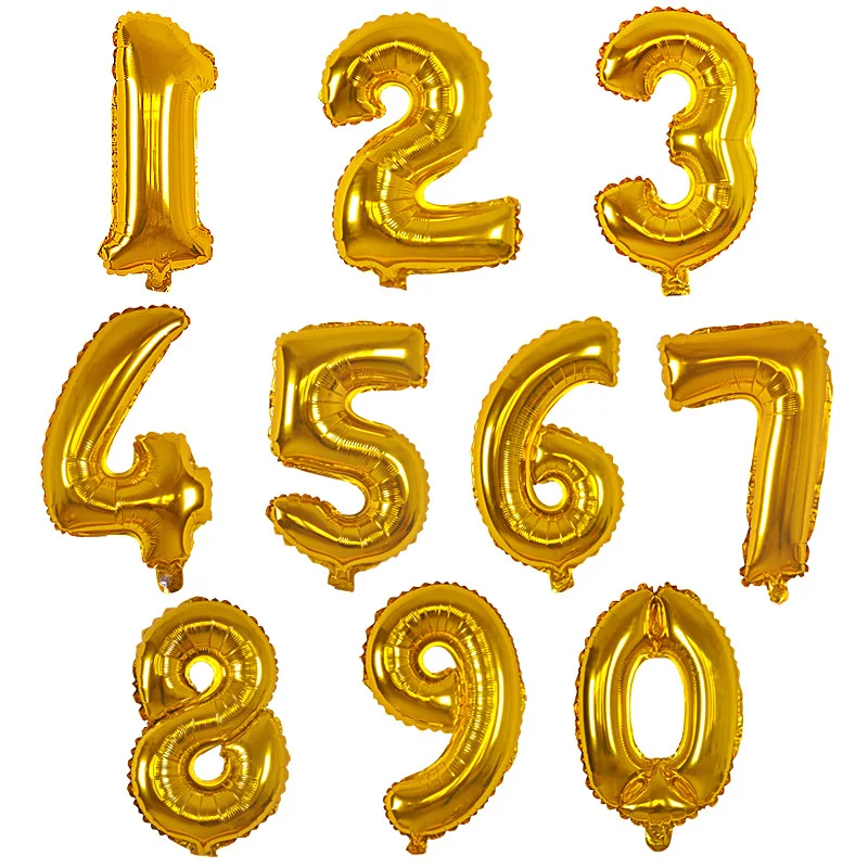 16 дюймовый алюминиевой фольги Воздушные шары на День воздушные гелиевые шара с