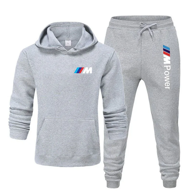 

2021 Casual Sportswear Men's Suit Hooded Jogging Pants Two-Piece Suit New Fashion Handsome Hooded Sweatshirt Men's Suit