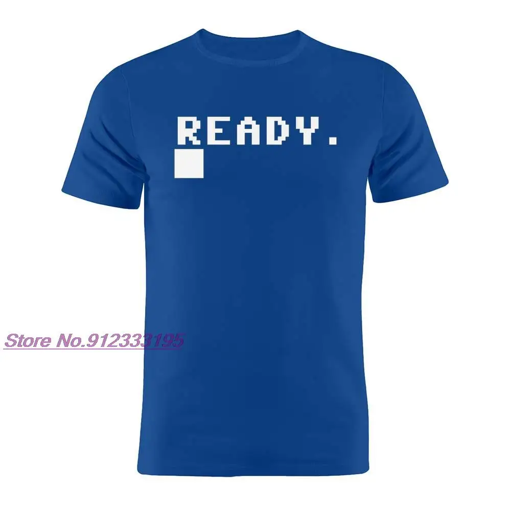 

100% Cotton Unisex T Shirt Ready Commodore 64 Silhouette Gift Tee