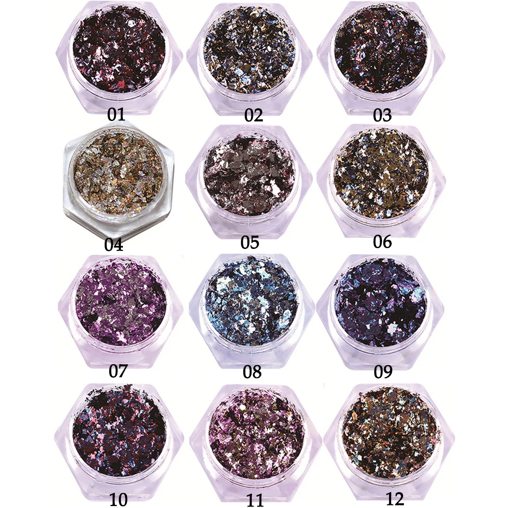 Лак для ногтей 24 цвета зеркальный голографический блестящий | Красота и здоровье