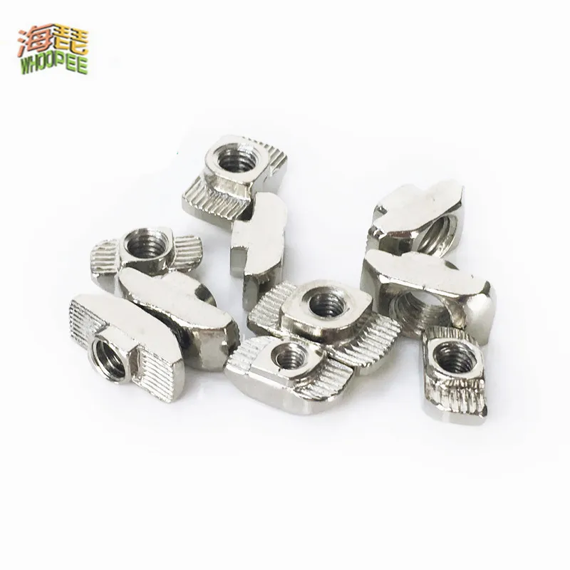 

15pcs M3 M4 M5 M6 T nut Hammer Head Nut bolt Nickel Plated for 2020 3030 4040 4545 Aluminum Profile with Slot Groove 8mm