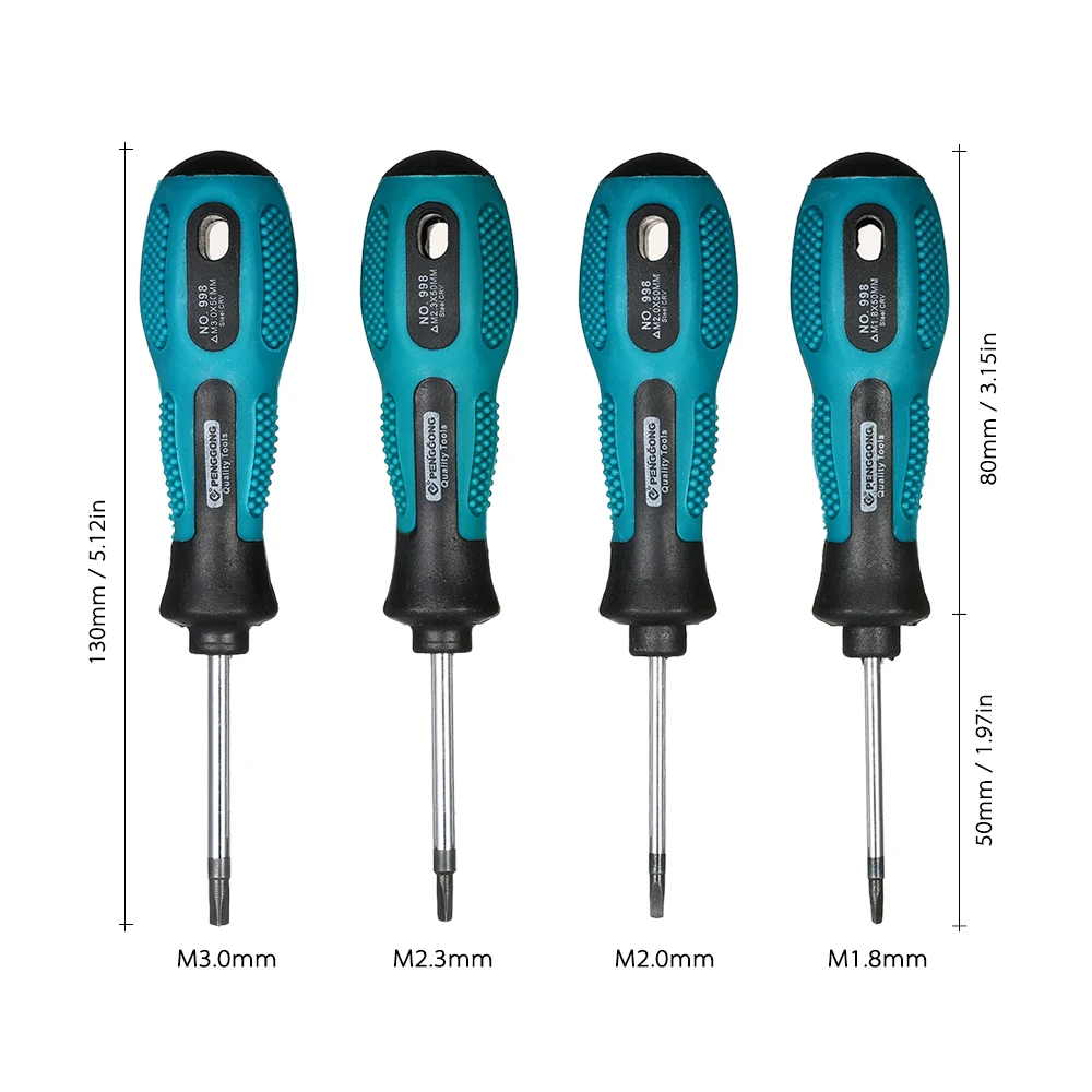 Набор прецизионных отверток PENGGONG 4 шт. набор магнитных для ремонта дома