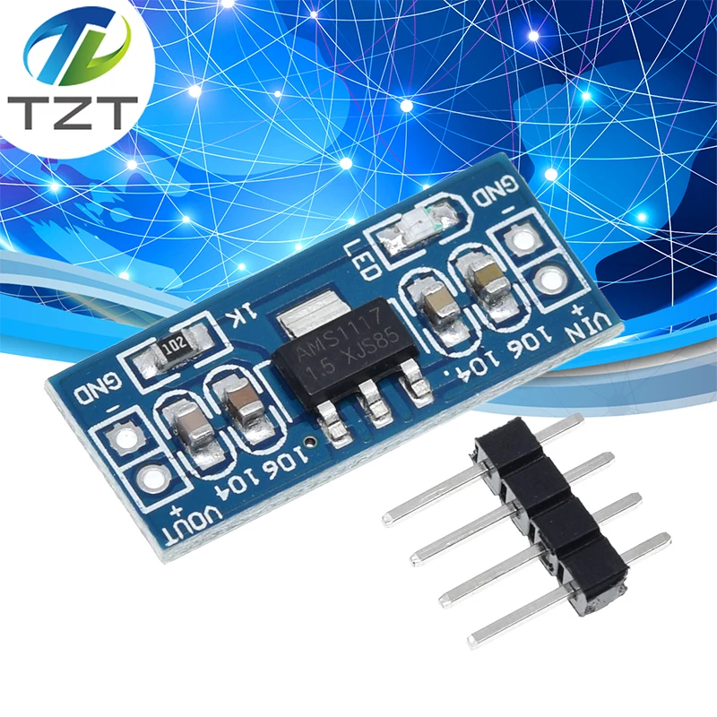 LM1117 AMS1117 4 5-7 в поворот 1 2 5 8 3 В DC-DC понижающий модуль питания для bluetooth Raspberry pi |
